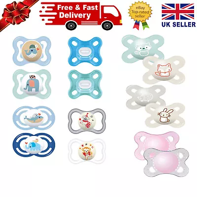 MAM Mini Air Soother 2-6 Months Set Of 2 • £9.30