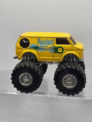 $6.95 • Buy Road Champs Monster Wheels 4x4 Monster Truck Yellow Firebird Chevy Van 1/64