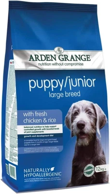 £77.99 • Buy Arden Grange Puppy Junior Large Breed Chicken And Rice, 12kg 12 Kg (Pack Of...