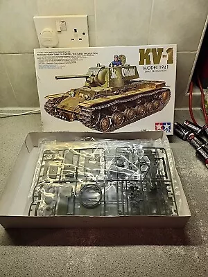 TAMIYA KV- 1 Model 1941 Early Production  RUSSIAN TANK 1/35 Scale • £39.99