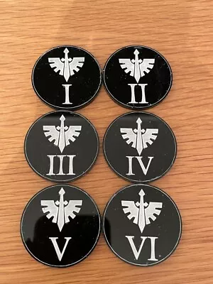 £9.50 • Buy 40k Space Marines, Dark Angels, 40mm Objective Markers