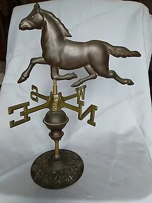 Old TROTTING HORSE WEATHER VANE With N-S-E-W Directionals (14  High) • $95