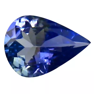 0.54 Ct Excellent Pear Cut (7 X 5 Mm) Tanzanian Bluish Violet Tanzanite Gemstone • $19.99