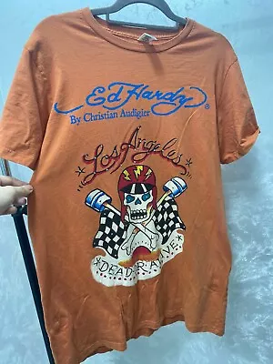 Ed Hardy By Christian Audigier T Shirt Dead Or Alive • $20