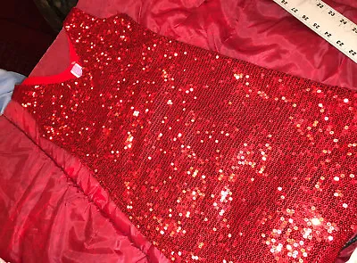 Naughty Sexy Woman Halloween Cosplay Costume Las Vegas Red Dress Very Short Sma  • $44.95