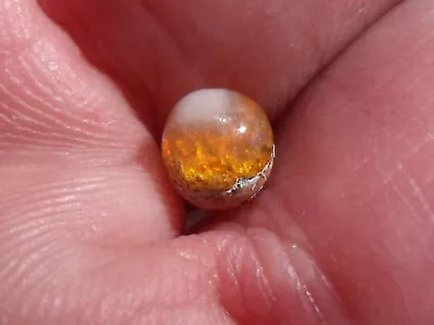 0.81 Ct. Round Cut Mexican Cantera Fire Opal • $45