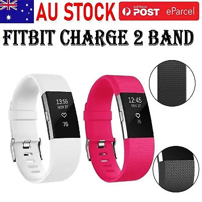 $7.99 • Buy Fitbit Charge 2 Bands Replacement Silicone Sports Wristband Watch Strap Bracelet