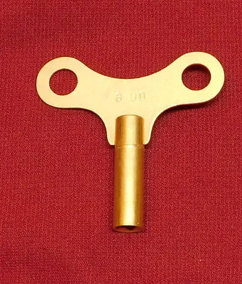 Clock Winding Key 6 Mm Brass 6.00 Mm Size Number 15 Antique Vintage 6.0 Mm • $4.34