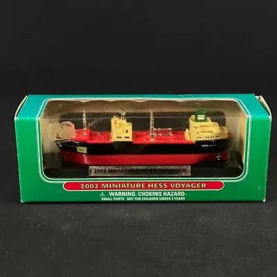 Hess Truck Miniature Mini 2002 Hess Voyager Boat New In Box • $11.16