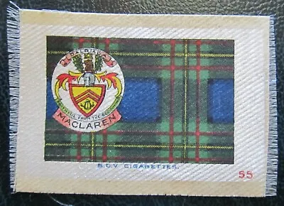 £2.29 • Buy BDV Cigarette Silks Card Post Ww1 Scottish Clans Maclaren 1922