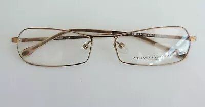 Men's Oliver Goldsmith Flex Hinge Glasses Eyewear Frames Rose Gold 53-16-135 • £29.99