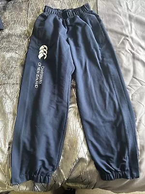 CANTERBURY JOGGERS TROUSERS 6 YEARS AGE Blue With White Print • £5