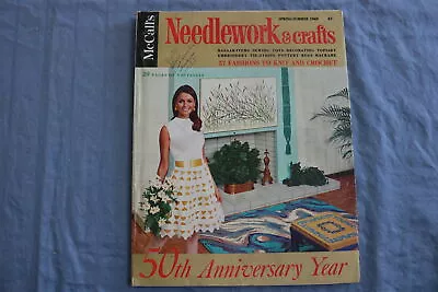 1969 Spring Mccall's Needlework & Crafts Annual Magazine - 50th Anniv.- Sp 4786k • $45