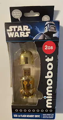 Mimobot NIB Designer Star Wars C3PO 2.0 Flash Memory • $29.94