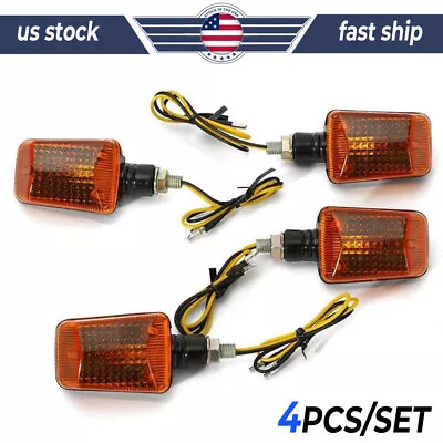 4PCS Motorcycle Mini Turn Signals For Honda CB 250 350 400 500 650 Shadow 750 US • $16.91