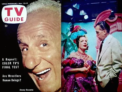 TV Guide 1953 Jimmy Durante #33 Carmen Miranda Jack Webb Dragnet Ray Bolger VTG • $53.99