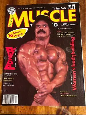 MUSCLE TRAINING ILLUSTRATED Bodybuilding Magazine ED CORNEY 12-80 • $10