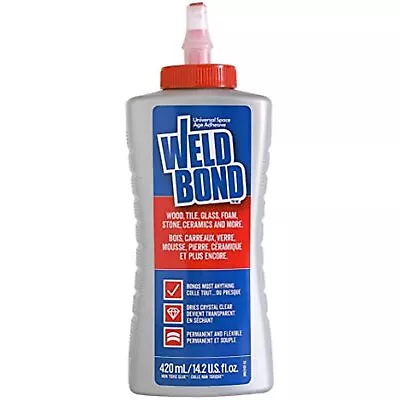 Weldbond Multi-Surface Adhesive Glue Bonds Most Anything. Use As Wood Glue Or • $22.94