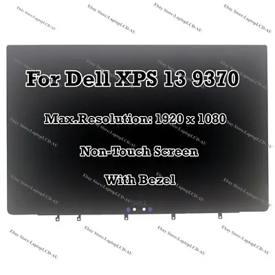 13.3  Dell XPS 13 9370 FHD LCD LED Non Touch Screen Digiziter Assembly Display • $212.19
