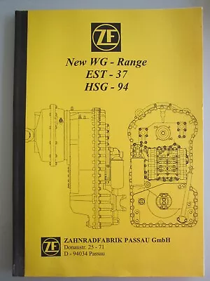 ZF Transmission Zahnradfabrik Passu Ergopower Service & Operating Manuals • $22.67