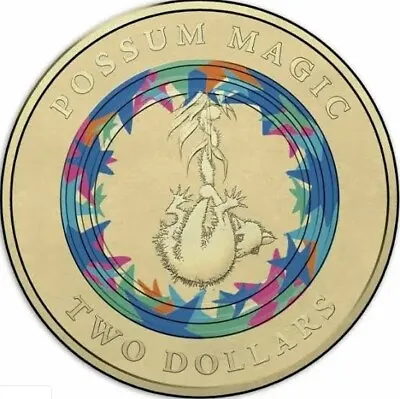 2017 Australian Two Dollar $2 Coin Possum Magic - Invisible Hush            UNC  • £11.77