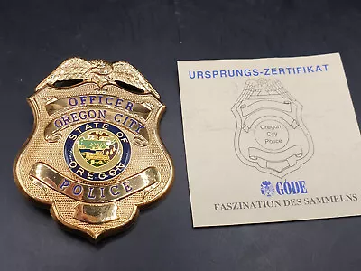 £20.11 • Buy Officer State Of Oregon City Police USA Badge Badge Badge Brand Badge
