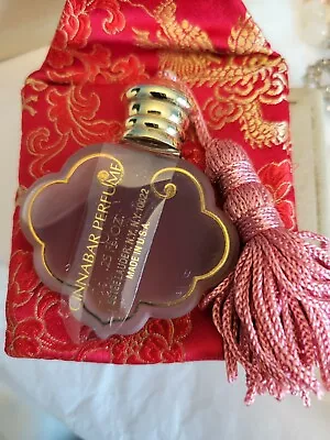 Vintage ESTEE LAUDER Cinnabar Perfume With Tag & Tapestry Pouch .25 Fl Oz • $145