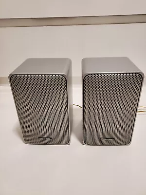 (2) Vintage Realistic Minimus 7 Silver Speakers (Working Tested) • $60