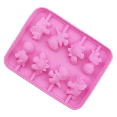 Silicone Dinosaurs Lollipop Chocolate Mould Candy Lolly Fondant Decoration Mold • £3.05