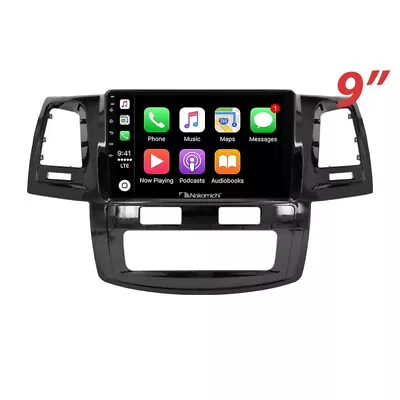 9  Wireless CarPlay Android Auto Nakamichi BT For Toyota Hilux 05-14 Auto AC SO • $1199