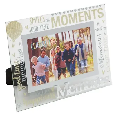 Memories 3D Word Glass & Mirror Photo Frame • £10.95