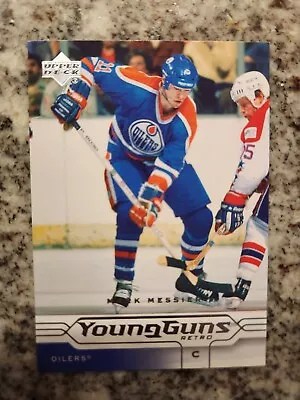 2004-05 Upper Deck UD Young Guns Retro YG Mark Messier Rookie Card RC #184 • $62.72