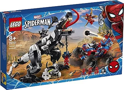 Lego Marvel Super Heroes 76151 SPIDER-MAN VENOMOSAURUS AMBUSH New Sealed • $237.49