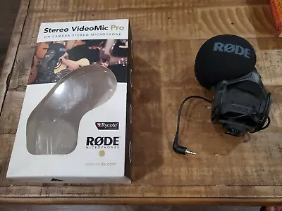 $220 • Buy Rode Stereo VideoMic Pro SVMP Stereo On-camera Microphone Rycote 