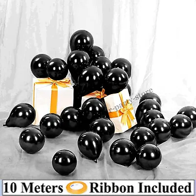 $4.93 • Buy 12  10 5 100CHROME BALLOONS METALLIC LATEX PEARL Helium Baloon Birthday Party Uk