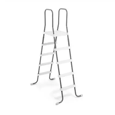 Intex Steel Above Ground Swimming Pool Ladder For 52  Wall Height Pools (Used) • $44.83