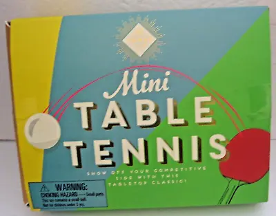 Mini Table Tennis Game In A Box Desktop Ping Pong • $4.95