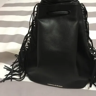 Black Victoria’s Secret Fringe Bag • $57.67