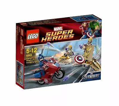  LEGO 6865 MARVEL CAPTAIN AMERICA'S AVENGING CYCLE Box Has Wear • $65