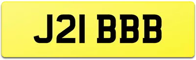 Jibb Crane Lorry Number Plate J21 Bbb Jib Hook Grab Loader Heavy Hire Ibby Lift • £899