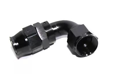 AN12 12AN AN-12 90°Degree Swivel Fuel Oil Gas Line PTFE Hose End Fitting Black • $13