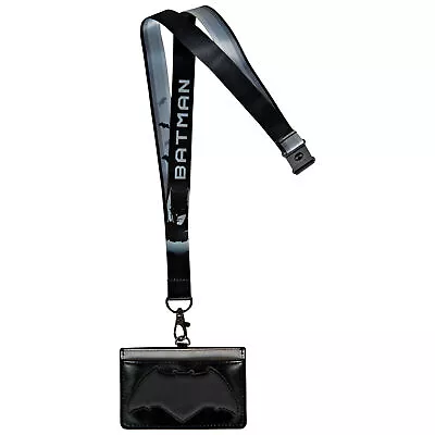 $18.98 • Buy DC Comics Batman Symbol ID Card Holder Lanyard Multi-Color