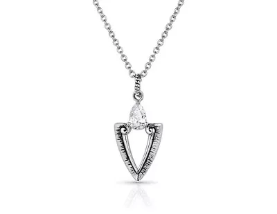 Montana Silversmiths Necklace Womens Purpose Arrowhead 18  NC5773 • $60