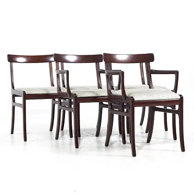 Ole Wanscher For PJ Furniture MCM Danish Rosewood Dining Chairs - Set Of 6 • $5347