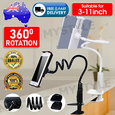 $12.85 • Buy 360°Rotating Tablet Stand Holder Lazy Bed Desk Mount For IPad Air IPhone Samsung