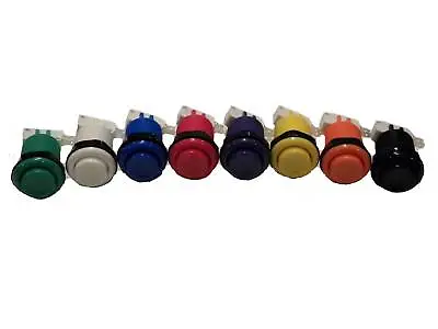 New Happ Arcade Buttons Any Color Or Plr Mame Multicade • $1.89
