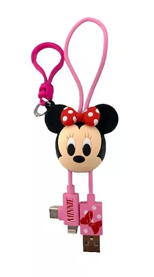 Disney Minnie Mouse 3D Foam USB Cable Bag Clip • $15.99