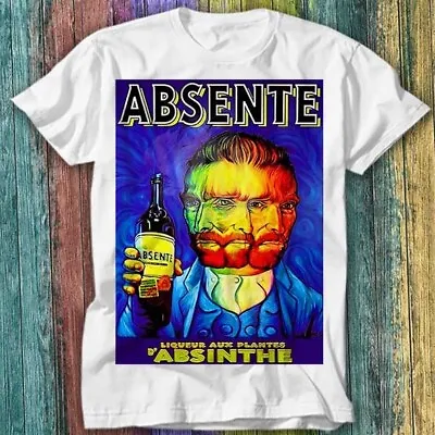 Absinthe Absente Vincent Van Gogh T Shirt Top Tee 479 • £6.70