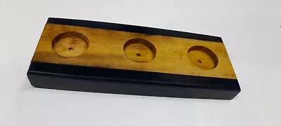 Oak Resin Tealight Candle Holder Dark Resin Mixed Resin Candle Holder REDUCED  • £18