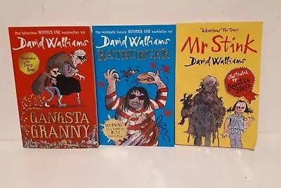 David Walliams Books Bundle - Gangsta Granny Mr Stink Ratburger • £5